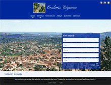Tablet Screenshot of cezanne-immobilier.net